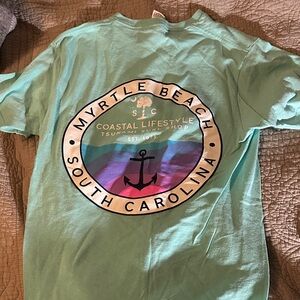 Delta Myrtle Beach Graphic Tee - Aqua
